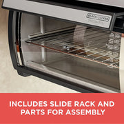 View BLACK DECKER SpaceMaker Under Counter Toaster Oven, Digital Controls, Black/Stainless Steel, Fits 9-测-- Pizza or 4 Slices image 4
