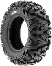 View I ATV/UTV all-terrain Tires 25x8-12 Front & 25x10-12 Rear Set of 4 A033 6-PR Tubeless image 3
