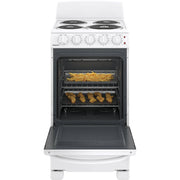 View 20 in. 4 Burner Element Free-Standing Electric Range in White image 2