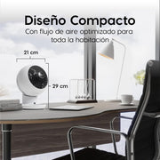 View Iris Ohyama Woozoo, 30m², Ventilador de mesa, Blanco, 5 velocidades, Mando a distancia, Oscilación multidireccional, Silencioso, Potente, Escritorio, image 5