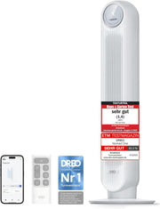 View Dreo Smart 20dB Leiser Turmventilator, 10 m Wurfweite 4 Geschwindigstufen 4 Modi 8 Std. Timer 90° oszillierende Ventilator mit Kühlung WLAN & image 1