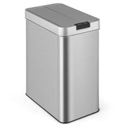 View 13.2 Gallon Motion Sensor Trash Can – Slim Kitchen Bin with Wing Lids & Anti-Fingerprint image 1