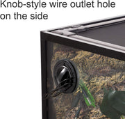 View 67-Gallon Reptile Terrarium with Sliding Glass Doors, 48 x 18 x 18 Inches image 4