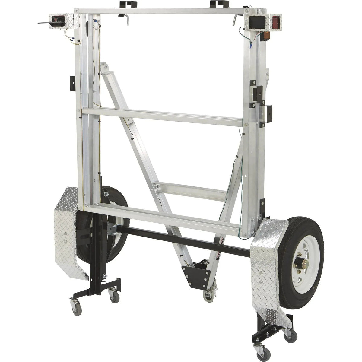 4-Ft. x 8-Ft. Folding Aluminum Utility Trailer, 1,170-Lb. Load Capacity