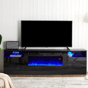 View Fireplace TV Stand with 36" Electric Fireplace, LED Light Entertainment Center image 1