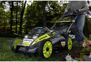 View 20" RY40190 40-Volt Brushless Lithium-Ion Cordless Battery Self Propelled Lawn Mower with 5.0 Ah Battery and Charger Included image 2