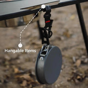 View Outdoor Grill Table Foldable, Easy to Carry Can Hang Items Multi-Purpose, Aluminum Alloy, Portable Camping Table Foldable, for Picnic, BBQ, Making Tea image 4
