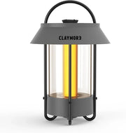 View Desk Lamp (Dark Gray) - A beautiful portable outdoor lamp, featuring 4 different lighting heads, equipped with a 6700 mAh rechargeable battery, with a brightness of up to 660 lumens, and featuring waterproof functionality. Suitable for Halloween deco image 1