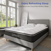 View 10 Inch Hybrid Mattress in a Box with Gel Memory Foam image 3