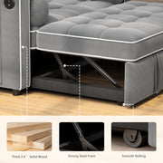 View 3-in-1 Convertible Sleeper Sofa Bed image 5