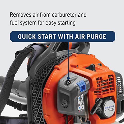 51cc Gas Backpack Leaf Blower, 2.16 HP, 765 CFM, 270 MPH, Ergonomic Design