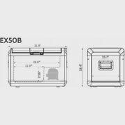 View 12V Car Fridge 50L 12/24V DC 110-240V AC Portable Freezer Compressor Cooler 0 H-50 H 3-Year Warranty image 6