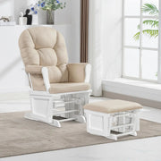 View Lennox Furniture Glider Rocker Combo Espresso Beige image 4