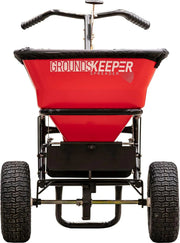 View 100-Lb. Walk-Behind Push Spreader for Grass Seed, Salt, De-Icer and Fertilizer image 2