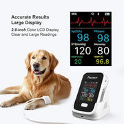 View 6 Parameters Veterinary Vital Signs Monitor,Bluetooth Veterinary Pulse Oximeter for Dogs, Rechargeable Blood Pressure Monitor for Pets,Oxygen Spo2 Monitoring Tools for Family Clinic Use image 2