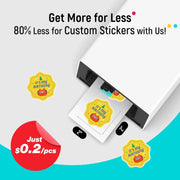 View Color sticker printer and cutter - A multi-functional sticker manufacturing equipment that combines DIY creativity, custom label and gift production. Thermal transfer digital printing device, 300 DPI resolution, precise artificial intelligence automa image 4