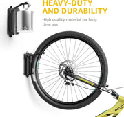 View 2-Pack Swivel Bike Wall Mount, Garage Bike Hangers, Holds Up to 66 lbs image 4