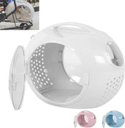 View Portable pet backpack-style transportation case, space capsule-style backpack-style pet backpack, suitable for small dogs, cats and small pets (white version) image 2