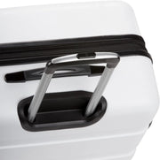 View Expandable suitcase with rotating wheels, black image 2