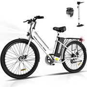 View COLORWAY 26 in Electric Bike for Woman, 500W Powerful Motor, 36V 12AH Removable Battery E Bike,, Max. Speed 19.9MPH Electric Bicycle UL2849 image 1