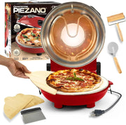 View Pizza oven, with pizza cutter and dough roller, 12-inch portable indoor electric oven, 12-inch indoor pizza oven image 1