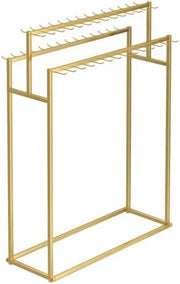 View Floor Mounted Belt Hanger & Organizer Rack - Versatile Storage Holder for Belts, Ties, Scarves & Purses - Commercial Display Stand for Men’s Closet, Multifunctional Accessory Storage Solution image 1