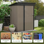View 5x3 FT Outdoor Storage Shed for Backyard Garden Patio Lawn image 2