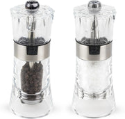 View 5.5-inch model, transparent salt and pepper grinding set image 1