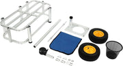 View Fishing Cart, Pneumatic Tires, Beach Trailer with Large Cargo Basket, 176lbs Load Capacity, 35.4 * 15.7 * 9.8in Beach Cart Wagon，for Picnic image 2