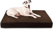 View Fashion oversized dog bed (XL size, dark gray) - Thickness 7 inches, soft and comfortable, ergonomic cushion - Oversized dog bed - Durable and washable microfiber cover image 1