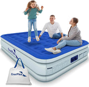 View EnerPlex Queen Air Mattress with Built-in Pump - 16 Inch Double Height Inflatable Mattress for Camping image 1