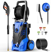 View Electric Pressure Washer, 3800PSI 2.6 GPM Power Washer Machine with Hose Reel,4 Quick Connect Nozzles, Foam Cannon, for Cars, Patios, and Floor... image 5