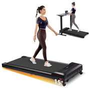 View CoolHut Walking Pad, Under Desk Treadmill, 4-in-1 Home/Office Treadmill, Compact and Portable Foldable Treadmill, No Installation, Low Noise, LED... image 3