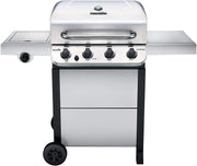 View Char-Broil 463377319 Performance 4-Burner Cart Style Liquid Propane Gas Grill, Stainless Steel image 1
