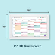 View 15 Inch Digital Wall Planner & Chore Chart, Smart Family Calendar Organizer Display for Home Organization image 2