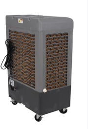 View Portable Swamp Coolers - 1300 CFM MC18M Evaporative Air Cooler with 2-Speed Fan, 53.4 dB - 500 sq. ft. Coverage Evaporative Air Cooler Portable High Velocity Outdoor Cooling Fan by Hessaire - White image 2