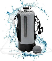 View Outdoor sports water bag, portable solar shower set, with pressure foot pump, foldable travel water storage device, suitable for camping, beaches, travel and activities. image 1