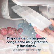 View Cecotec Nevera Pequeña Frigorífico Mini Minibar 46L GrandCooler 20000 SilentCompress White E. Altura 48,7cm, 48 cm de Ancho, Bajo Consumo, Puerta image 5