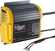 View 20 amperes, 12/24 volts, 2 battery packs, waterproof, waterproof battery charger for use on water. image 1