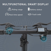 View COLORWAY Electric Bike,500W/10.4Ah/36V Removable Battery E Bike, Electric Foldable Pedal Assist E-Bicycle,19.9MPH Bicycle for Teenager and Adults... image 4