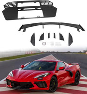 View Bundled Items of C8 License Plate Frame and C8 High Wing Spoiler Fit for Corvette C8 2020-2025 Stingray Z51 2020-2025 image 1