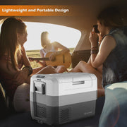 View Costway 58 Quart Portable Electric Car Cooler Refrigerator Compressor Freezer for RVs Camping image 5