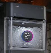 View Countertop Nugget Ice Maker | Ice Machine with WiFi Connectivity | Smart Home Kitchen Essentials | Black Stainless image 2