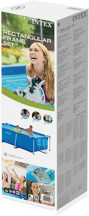 View Intex 28271Np Small Frame Piscina Desmontable, 260 X 160 X 65 Cm, 2.282 Litros + 28038 Cobertor Piscina Rectangular Prisma/Small Frame 300 X 200 Cm image 4