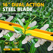 View 20V MAX Cordless Pole Hedge Trimmer, 2 x 2.0Ah Batteries and Charger Included image 4