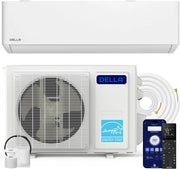 View Hyper Heat Lower as -13°F 9,000 BTU WiFi Mini Split,Work with Alexa,Energy Star 115V 23 SEER2,Cools Up to 400 Sq. Ft,Inverter AC with 0.75 Ton Pre-Charged Heat Pump & 16.4ft Installation Kits image 1