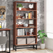 View 70.87 Inch Tall 5-Tier Bookcase, Large Bookshelf with 31.5 Inch Wide Storage image 1