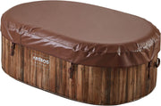 View Arebos Whirlpool | Aufblasbar | In- & Outdoor | 190x120 cm oval | 2 Personen | 90 Massagedüsen | mit Heizung | 550 Liter | Inkl. Abdeckung | Bubble image 5