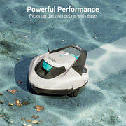 View Cordless Robotic Pool Cleaner, Pool Vacuum with Dual-Drive Motors image 3