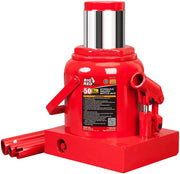 View BIG RED 50 Ton Low Profile Hydraulic Bottle Jack – Welded Construction for Automotive & Heavy Lifting image 1